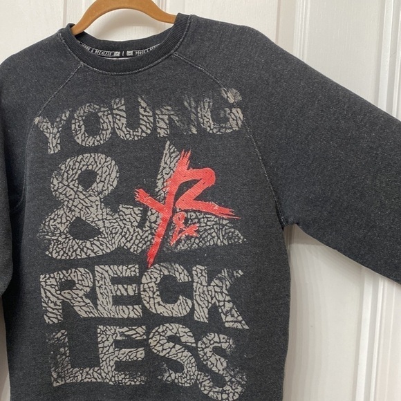 Young & Reckless Graphic Sweatshirt | Men’s Medium | Streetwear - Picture 4 of 10